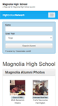 Mobile Screenshot of magnoliahighschool.net